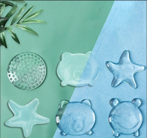 Öntapadós szilikon ajtóütköző (10 db) tengeri csillag