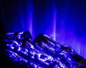 Elektromos beépíthető kandalló Lorance színes