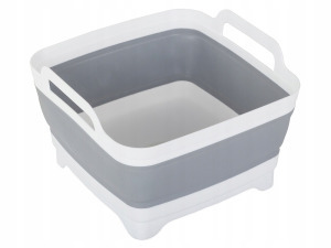 Szilikon összecsukható tálka fogantyúval