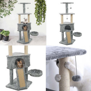 Macska mászóka szürke