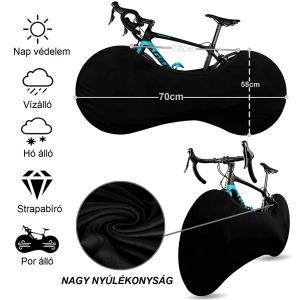 Masszív, vízálló kerékpárhuzat