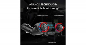 3in1 Bluetooth FM transmitter, MP3, autórádió kinézetű