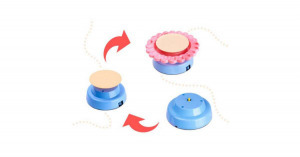 Fazekaskorong kreatív készlet agyaggal és festékekkel 600g