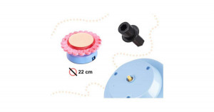 Fazekaskorong kreatív készlet agyaggal és festékekkel 600g