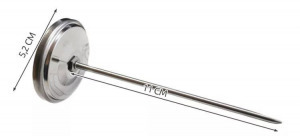 Bitumenes grill BBQ sütő hőmérő húsokhoz