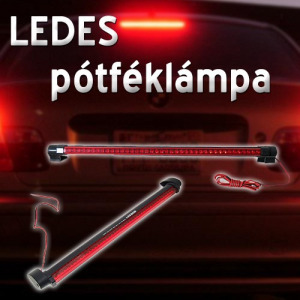 Ledes pótféklámpa / harmadik féklámpa minden autóba