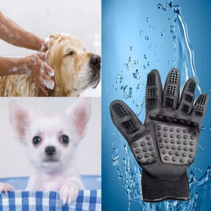 Szőrtelenítő  kesztyű kis kedvenceknek