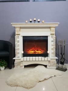 Elektromos kandalló Topaz maxi & Mirabella, Art Flame, 1181*1230*403, 1950 W