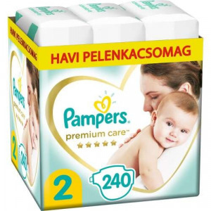 Pampers Premium Care havi pelenkacsomag 4-8kg Mini 2 (240db)