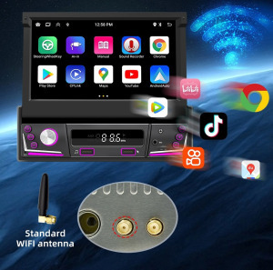 Android autós multimédia lejátszó kihúzható érintőképernyővel