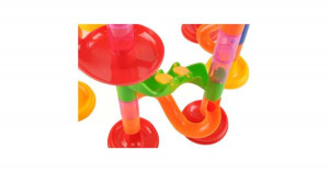 105 részes többféleképpen összerakható 3D golyópálya játék készlet