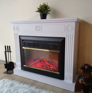 Elektromos kandalló Bonita & Mars 820x950x270 mm, 1500 W, 2 fűtési fokozat