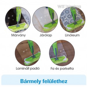 Livington Twinny szórófejes felmosó rendszer