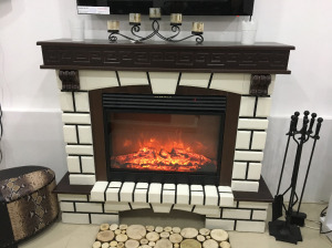 Elektromos kandalló Nazarii & Mirabella, Art Flame, 1136*1328*356, 1950 W