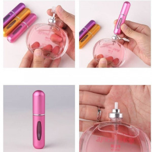 Utántölthető parfümszóró - piros