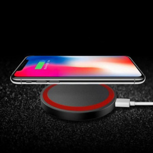 Qi vezeték nélküli töltő Android és Iphone készülékekhez - fehér narancs