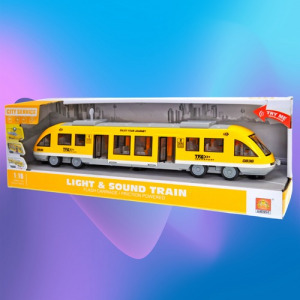 Akkumulátoros villamos, nyitható ajtókkal, fénnyel és hanggal