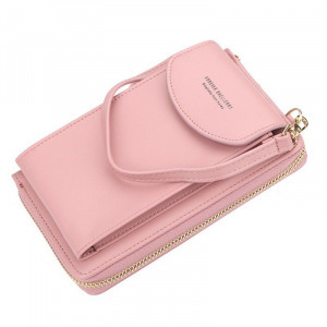 Kisméretű női táska, crossbody rózsaszín