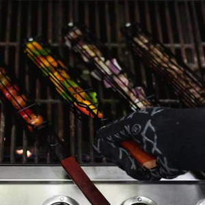 Saslik sütőkosár, grillkosár