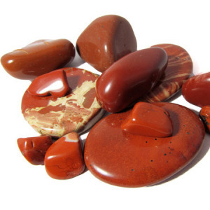 Vörös jáspis drágakő fa, 80 kövel - Egészség köve - MS-419