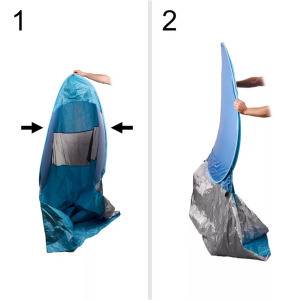 Önmagától felnyíló strandsátor - UV50+ védelemmel, POP-UP rendszerrel, hordtáskával