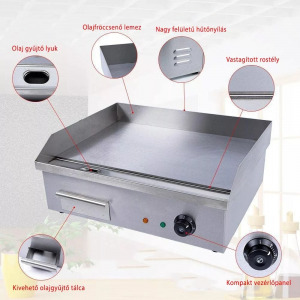 Elektromos grill sütőlap