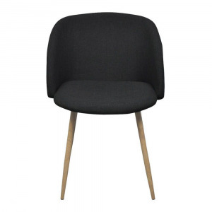Betti kárpitozott szék 2db, fekete