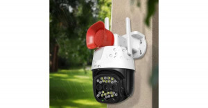 WiFi IP biztonsági kamera, hangszóróval