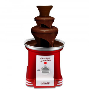 Hoomei önműködő csokoládé szökőkút 90W - csokoládé fondant készítő / 3 szintes (HM-6255)