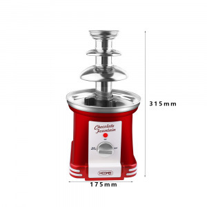 Hoomei önműködő csokoládé szökőkút 90W - csokoládé fondant készítő / 3 szintes (HM-6255)