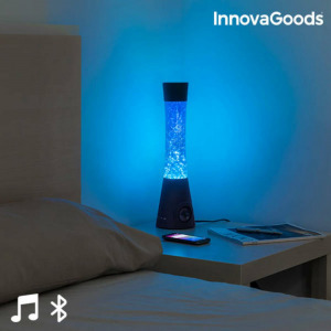 Innovagoods led lávalámpa bluetooth hangszóróval és mikrofonnal 30w