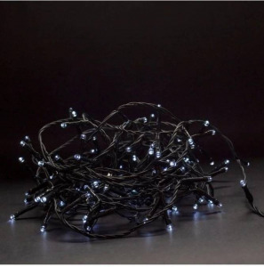 Karácsonyi sorolható LED fényfüzér (24m/240 LED) hideg fehér