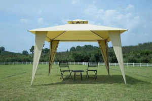 Kerti Pavilon 3,5 x 3,5 m -party sátor, rendezvény sátor szúnyoghálóval
