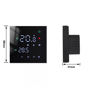 WiFi okos termosztát érintőképernyővel