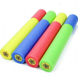 Felhúzható szivacs vízipisztoly 30cm - vegyes színben