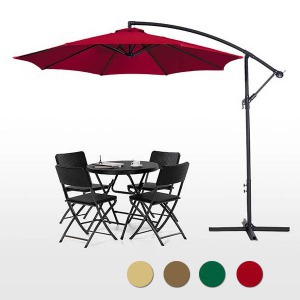 Függő napernyő, 2,7m -krém