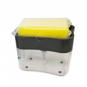 Mosogatószer adagoló, szappanadagoló szürke