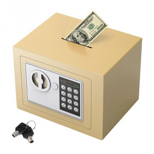 Széf 17x23x17cm, arany