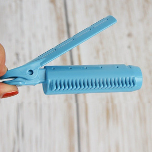 Volumennövelő hajcsipesz, kék