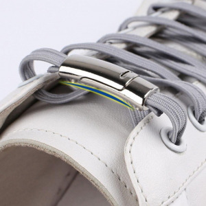 Cipőfűző mágneses csattal - fekete