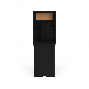 Lehajtható asztal, fekete