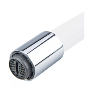 Balletto mosogató csaptelep hajlékony szilikon kifolyó csővel, 35mm, fehér