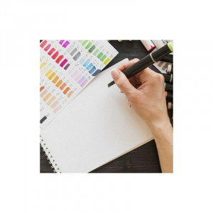 Kétvégű marker filctollkészlet táskában, 80 db-os, varázslatos színekben