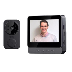 Vezetéknélküli videós kapucsengő, 4.3