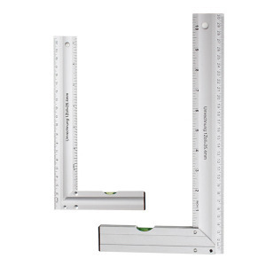 Asztalos derékszög libellával / 2 db-os csomag