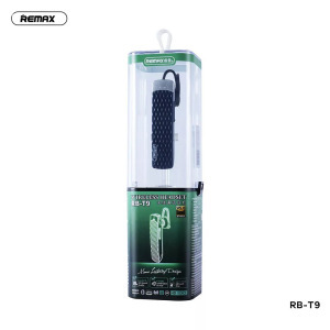 Remax Bluetooth Headset, V5.1, zajszűrés, HD mic, 8 óra beszélgetés, fekete