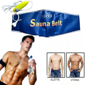 Sauna Belt elektromos karcsúsító öv, szauna öv, 120 cm