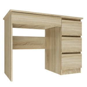 Odell Mijas íróasztal jobb oldali tárolókkal, 98x76x51 cm, sonoma