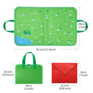 Tanyasi állatok filc történetmesélő készlet