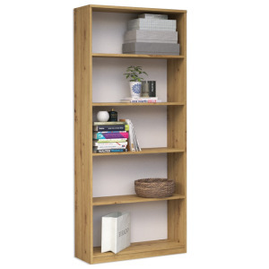 Shannan R60 polcos szekrény, 60x182x30 cm, tölgy